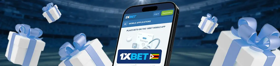 1xBet mobile welcome bonus and promotions in Zimbabwe